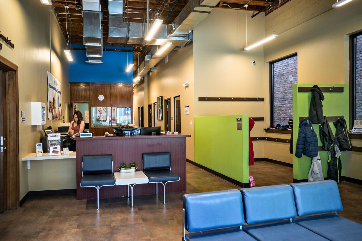 Commercial Renovation Architectural Design in downtown Westminster, Maryland by Dean Robert Camlin & Associates.