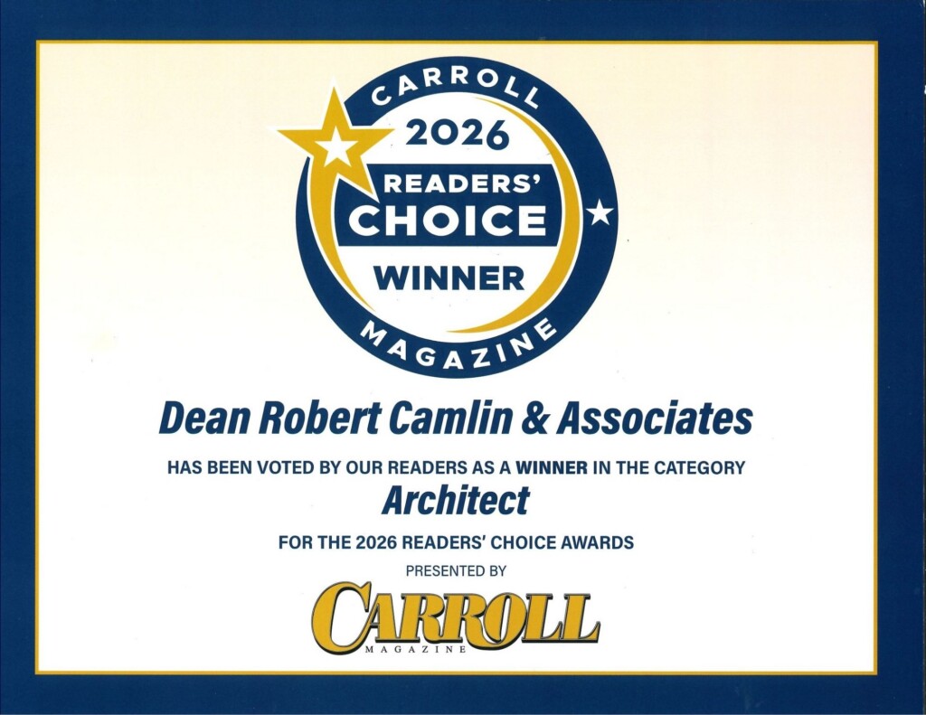 2026 Carroll Readers' Choice Architect Winner: Dean Robert Camlin & Associates
