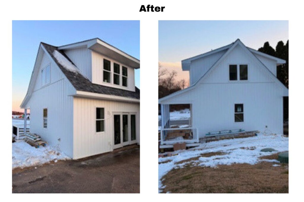 Transforming a detached garage to an Accessory Dwelling Unit designed by Dean Robert Camlin & Associates, LLC