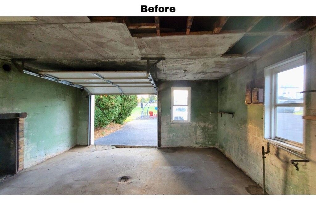 Transforming a detached garage to an Accessory Dwelling Unit designed by Dean Robert Camlin & Associates, LLC